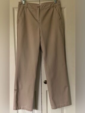 Kate Hill Convertible Chino Pants 100% Cotton 4p